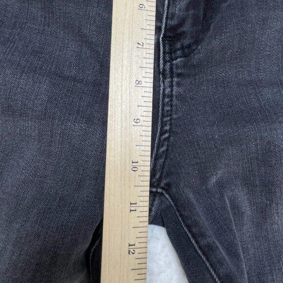 Judy Blue Jeans Women 5/27 Black Fade Denim High Rise Super Flared Leg 26x31 - Picture 8 of 14